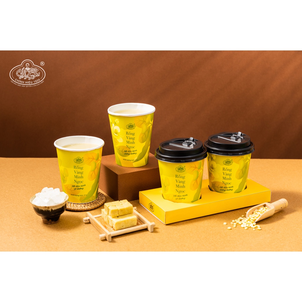 Cốc bột đậu xanh các vị
