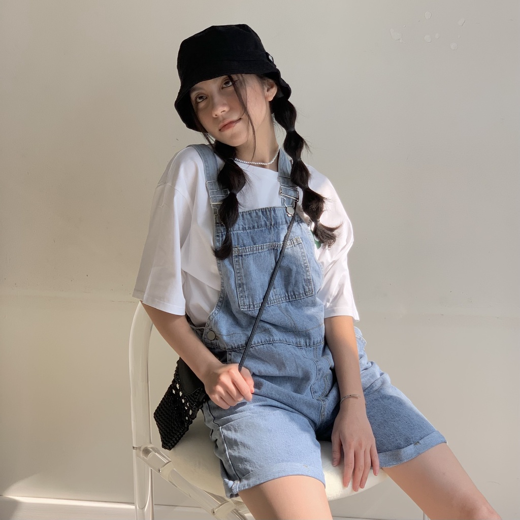 Yếm jeans nữ YA106 YA112 YA113 LOLLIE STUDIO dáng quần