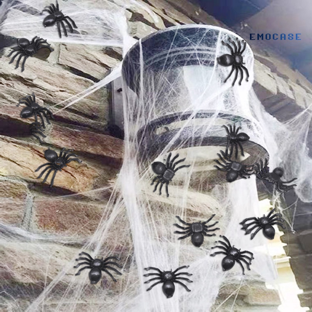 Ny-50 Nhện Giả Tinh Tế Chống Mài Mòn Có Thể Tái Sử Dụng Trang Trí Halloween
