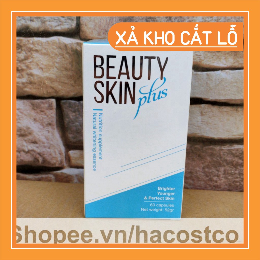 RẺ CHUA TUNG CO Viên Uống Beauty Skin Plus 60 Viên của Mỹ - Hỗ Trợ Trắng Da, giảm nám RẺ CHUA TUNG CO