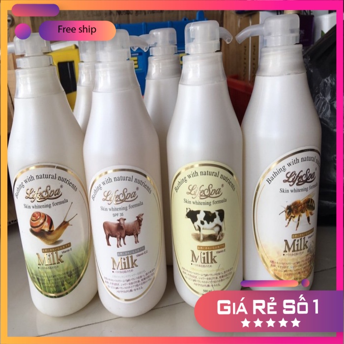 Sữa Tắm Trắng LIFE SPA "500ml"