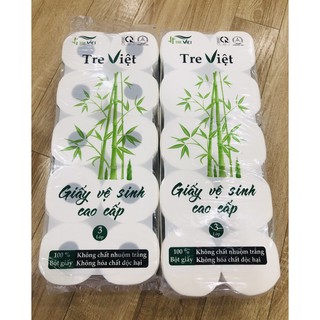 Giấy vê sinh cao cấp TRE VIỆT loại đẹp 1,5kg
