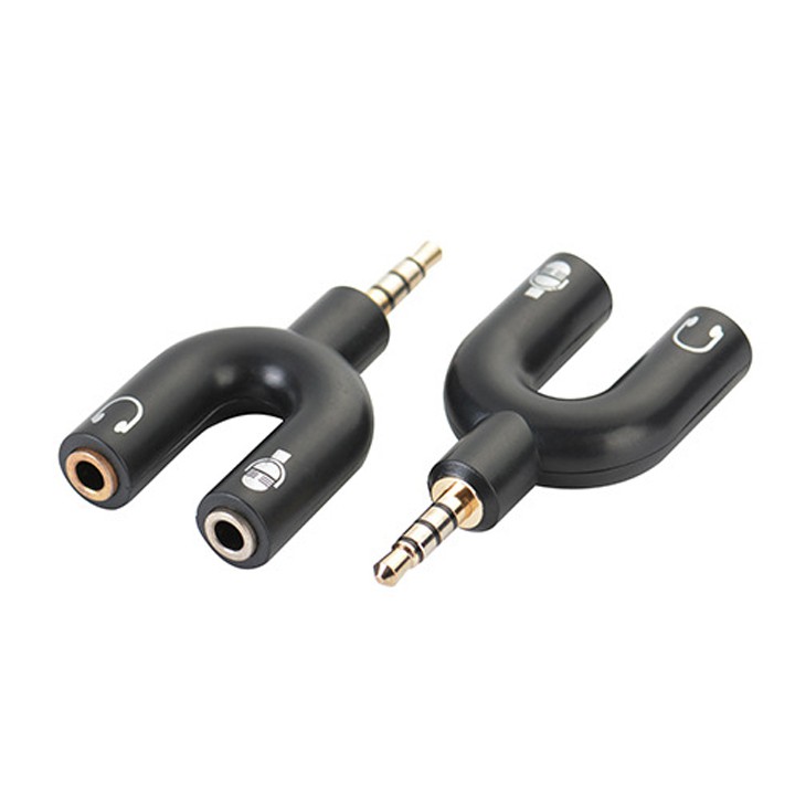 [Mã ELHACE giảm 4% đơn 300K] Jack chia Audio 3.5mm ra mic và loa