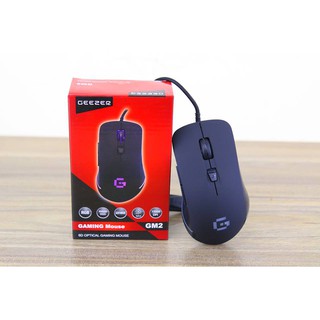 Chuột geezer gm2 gaming dpi 10k led rgb chính hãng