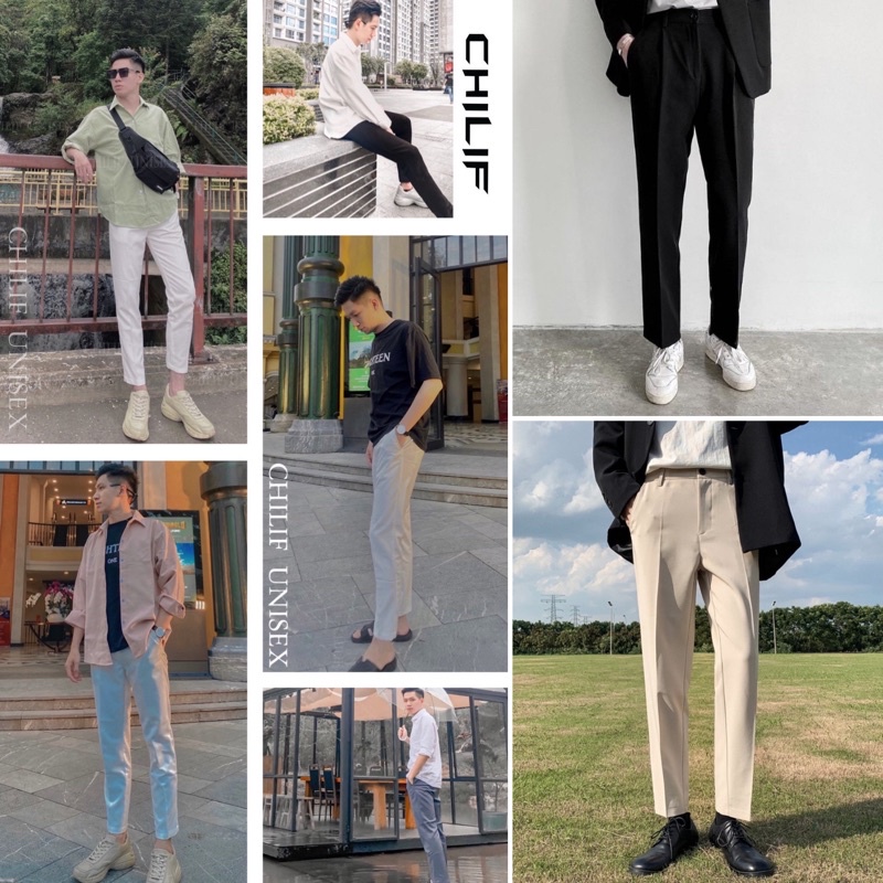 [Hàng cao cấp] Quần Tây Baggy/Quần tây âu nam/ Baggy Pants dáng Hàn Quốc ống côn siêu đẹp form chuẩn 4 màu cực sang | BigBuy360 - bigbuy360.vn