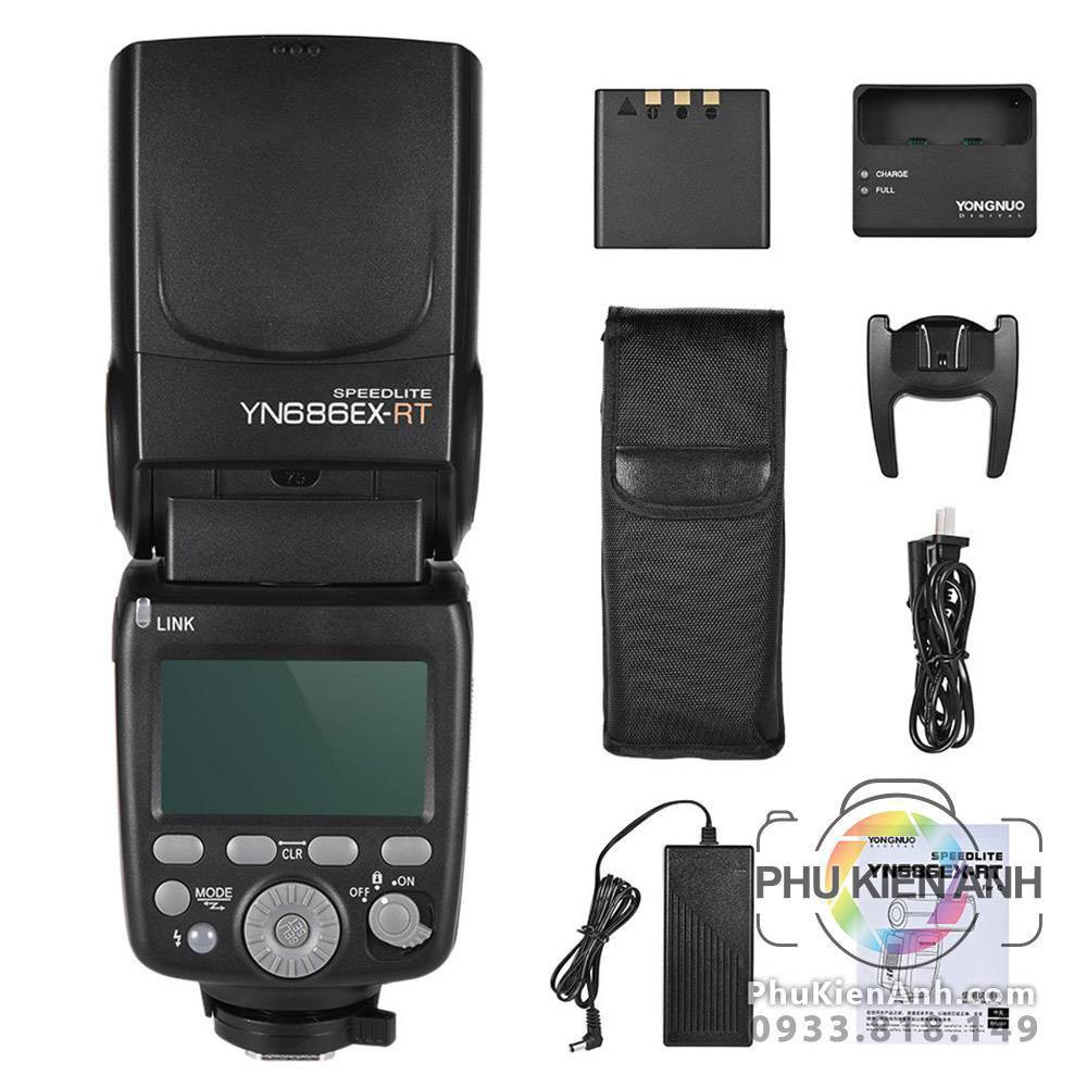 Đèn Flash Yongnuo YN-686 EX RT pin lion lớn