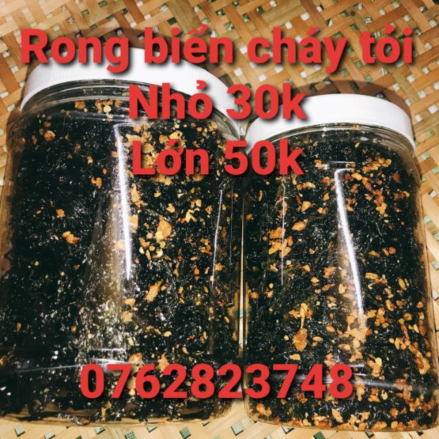 Rong biển cháy tỏi nhà làm - Ăn là ghiền - Mua 4 hủ miễn ship nội thành HCM khi đặt hàng qua số đth