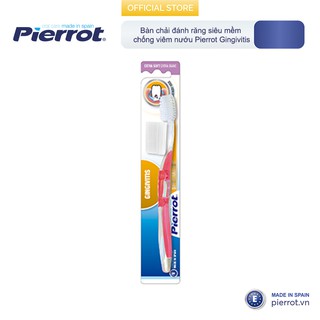 Bàn chải đánh răng siêu mềm chống viêm nướu PIERROT GINGIVITIS