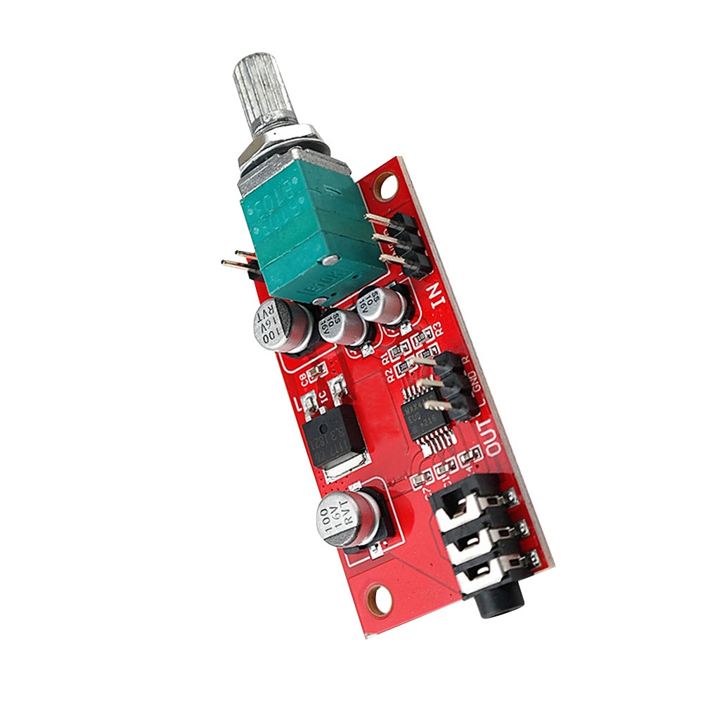 Bảng mạch ZIQQUCU NE5532 khuếch đại âm thanh tai nghe hai kênh MAX4410 DC3V-12V thay thế tiện dụng