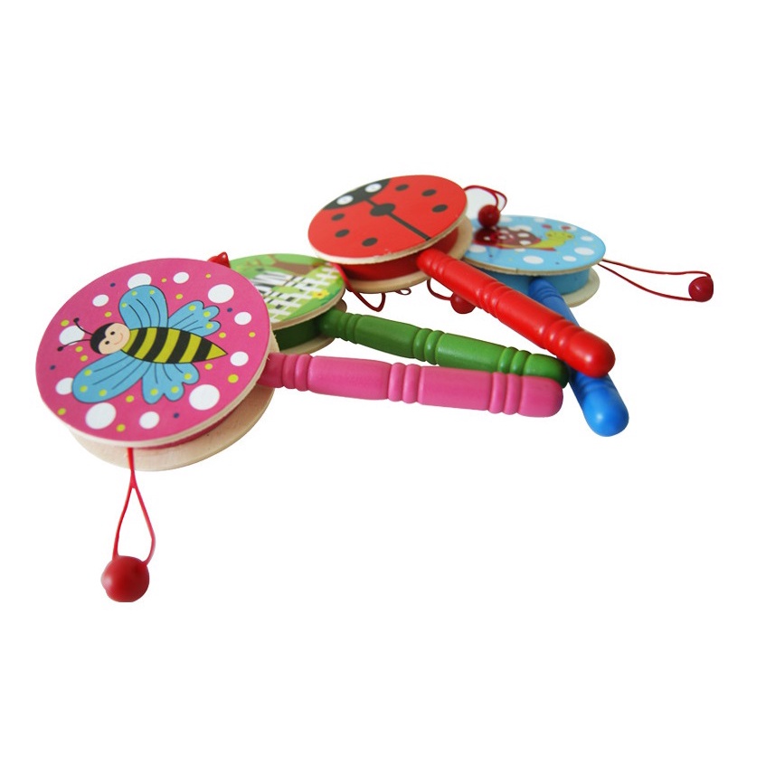 Trống đồ chơi cho bé, họa tiết đẹp mắt, vui nhộn