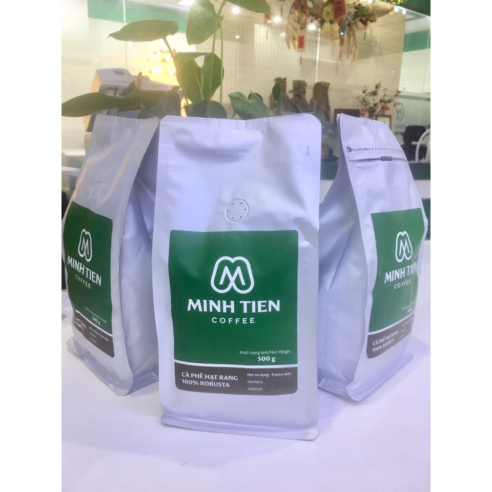 Cà phê rang xay, hạt rang Mitix 100% Robusta Minh Tien Coffee