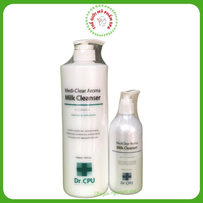 300ml/1000ml Sữa tẩy trang Mediclear Aroma Milk cleanser dùng cho mọi loại da Dr. CPU chính hãng Hàn Quốc | The
