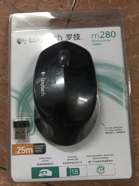 CHUỘT KO DÂY LOGITECH M280, M171