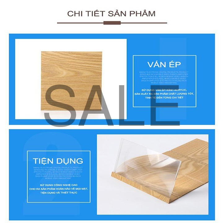 [Xả hàng] Kính phóng to màn hình 12 INCH 4D mẫu mới Loại tốt