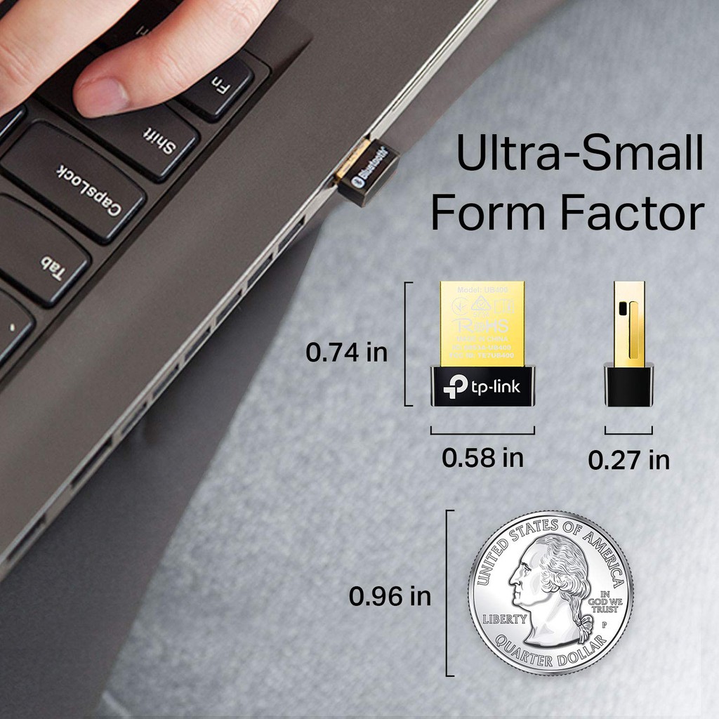 USB Bluetooth Receiver TP-Link nano UB400 / Thiết Bị Thu Phát Sóng Bluetooth 4.0 TP-Link Nano UB400 | BigBuy360 - bigbuy360.vn