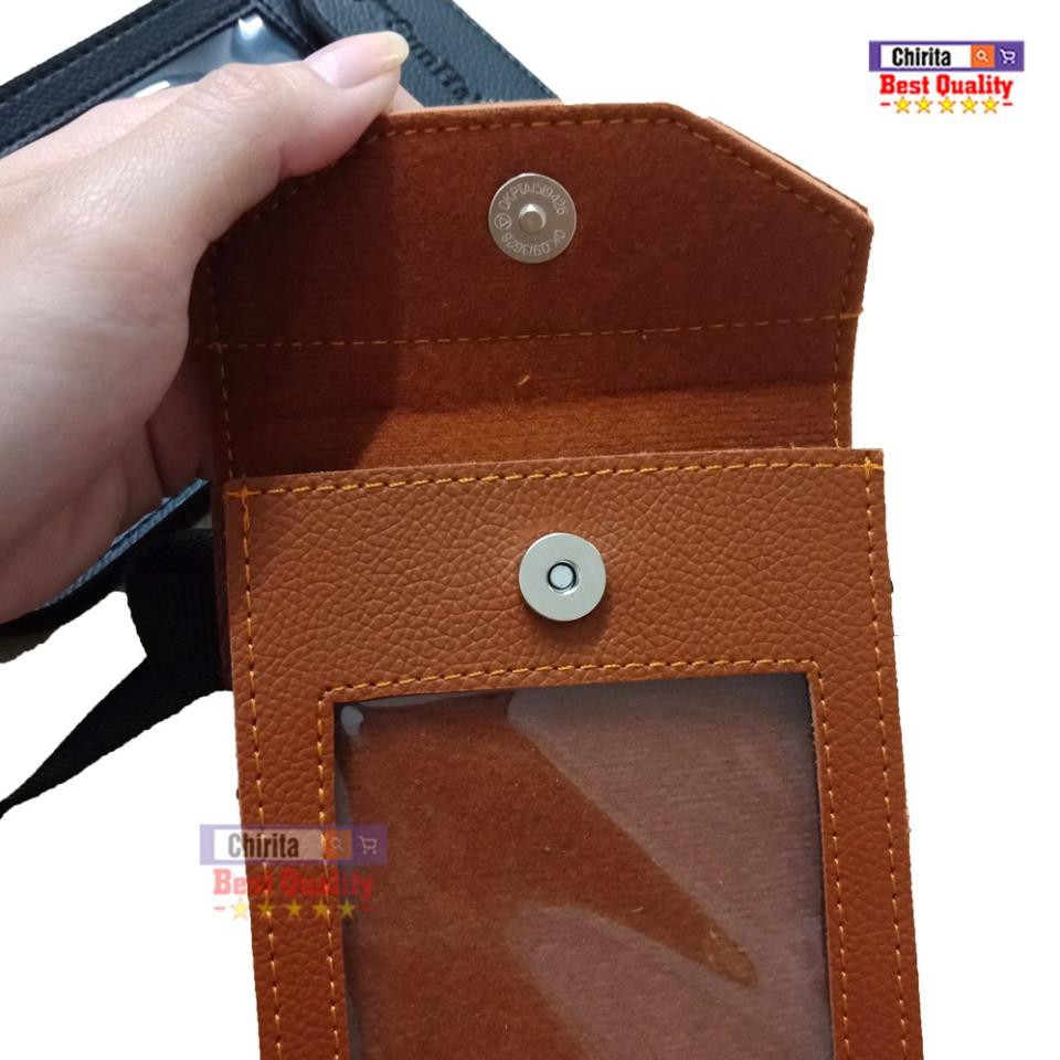 Túi Treo Điện Thoại Chuyên Dụng - Túi Da Treo Đầu Xe Loại Xịn Chống Nước  Màu Ngẫu Nhiên