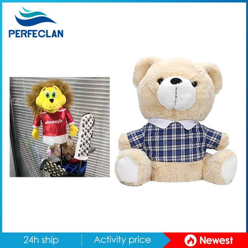 Vỏ Bọc Đầu Gậy Đánh Golf 460cc / Số 1 Bằng Gỗ Hình Gấu Dễ Thương