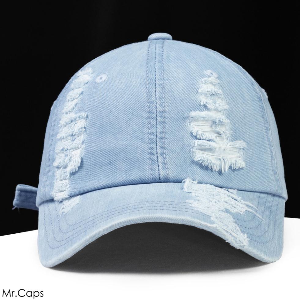 Nón lưỡi trai Jean Rách Trước nam nữ MrCAPs freesize, full hộp, XANH và ĐEN