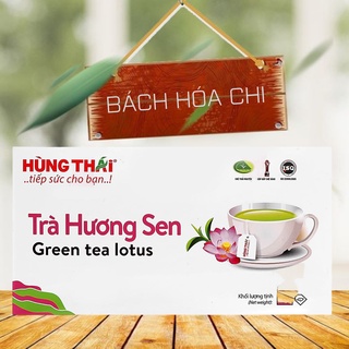 (25 túi)Trà Hùng Thái hương sen hộp 50g