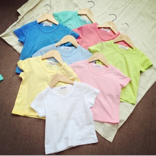 Set 5c áo thun sắc màu