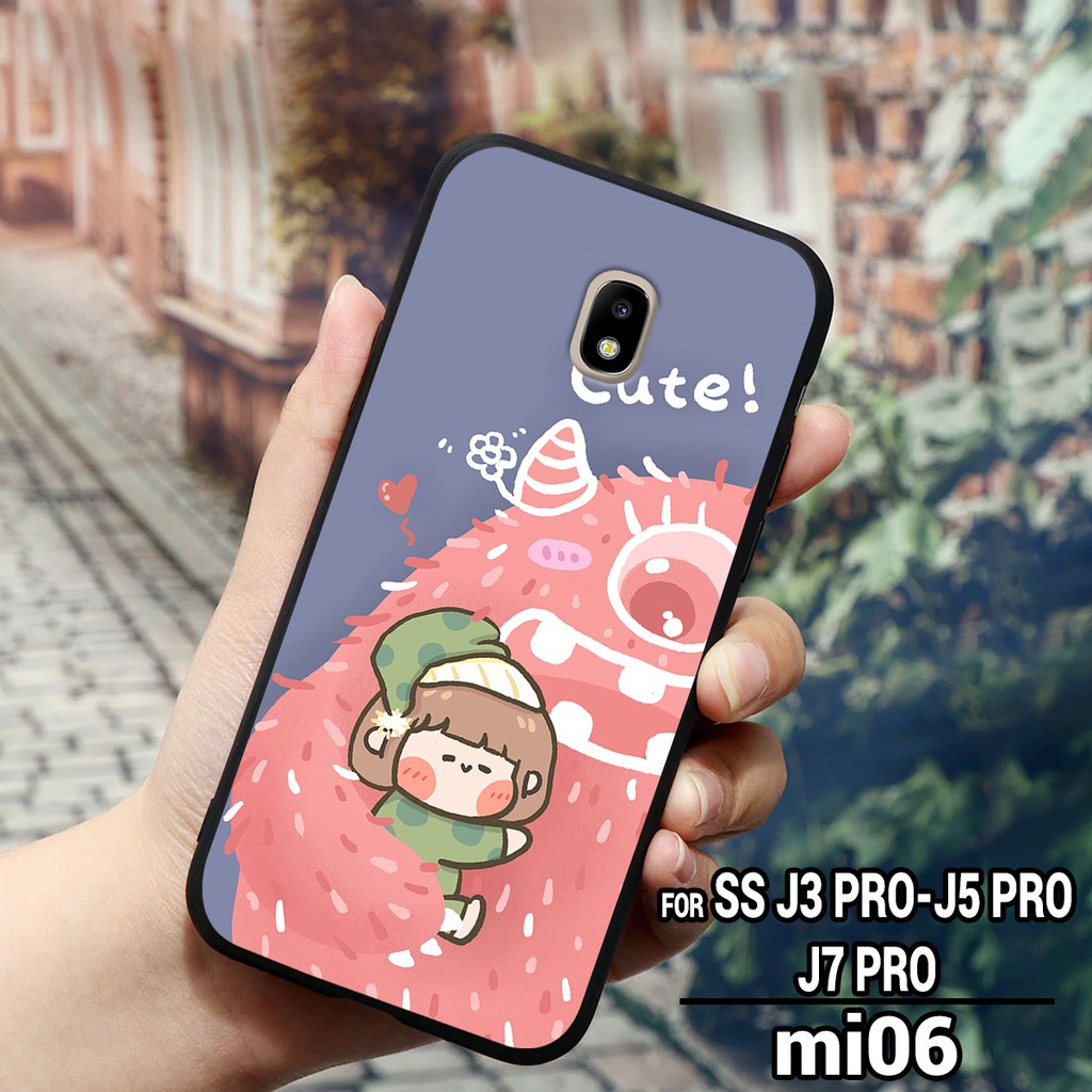 [HÀNG MỚI] Ốp lưng SAMSUNG GALAXY J3 PRO - J5 PRO - J7 PRO - J7 PLUS in hình Roro Jump dễ thương