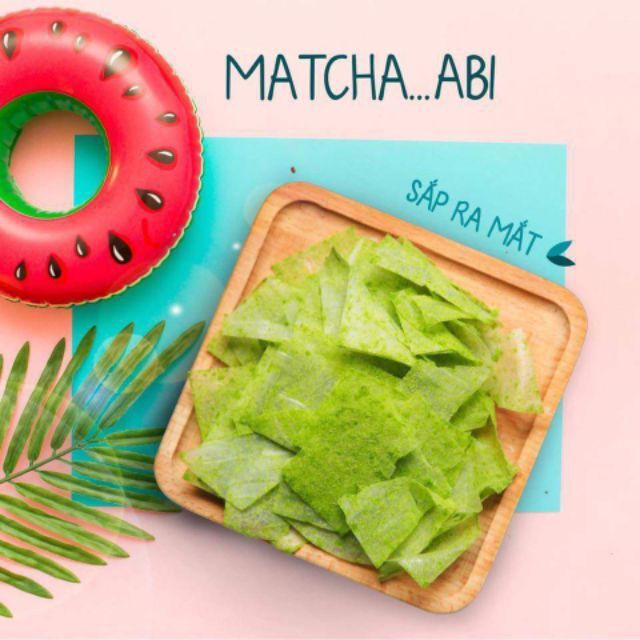 [Mã GROSALE giảm 10% đơn 150K] [DEAL HOT] BÁNH TRÁNG ABI VỊ MATCHA SỮA NGON BÉO