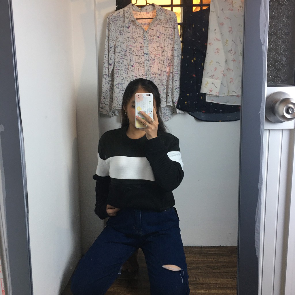 Áo Sweater Ba Màu Cho Nam Nữ