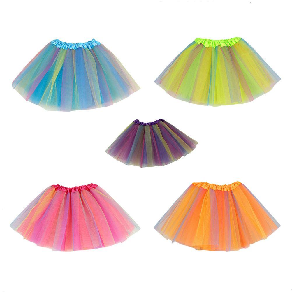 Đầm Tutu Công Chúa 3 Lớp Nhiều Màu Sắc Cho Bé Gái 2-8 Tuổi