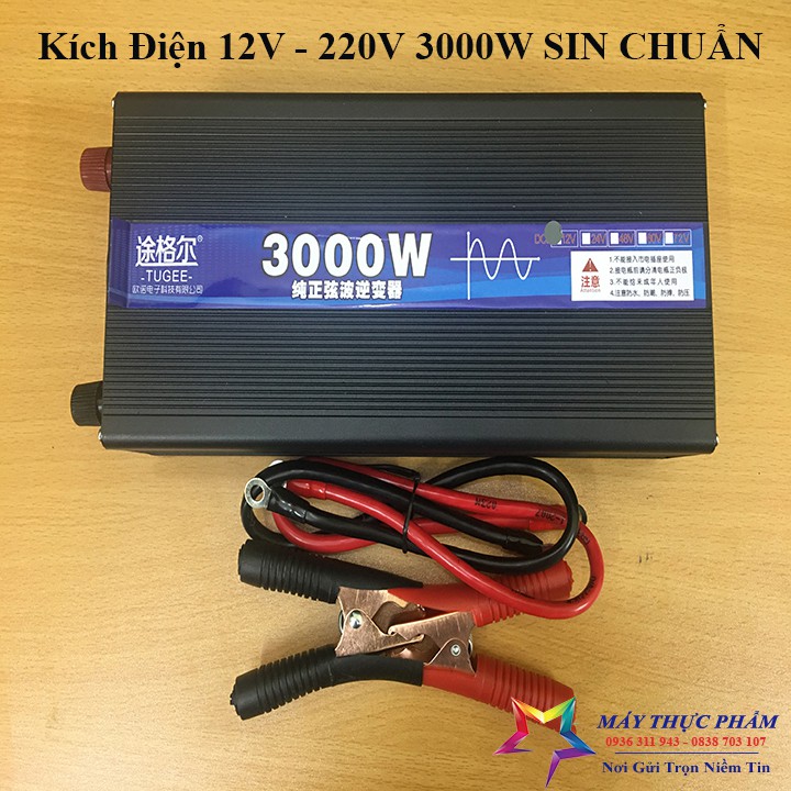 Bộ Chuyển Đổi Nguồn Điện 3000W Sin Chuẩn