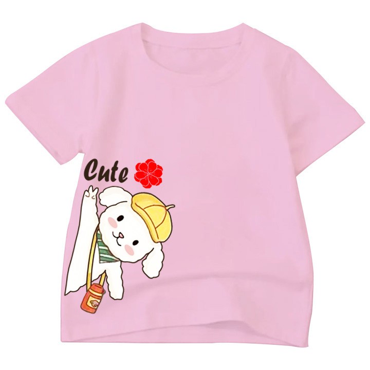 Áo thun bé in hình dễ thương ATBG93