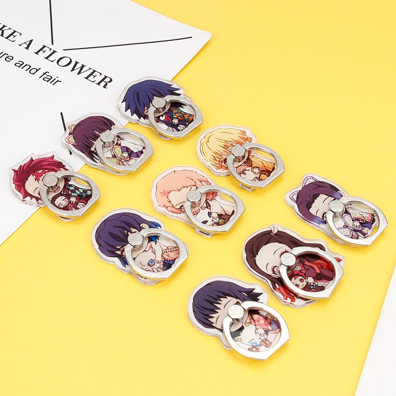 Vòng nhẫn đỡ điện thoại bằng acrylic hình anime Demon Slayer | BigBuy360 - bigbuy360.vn