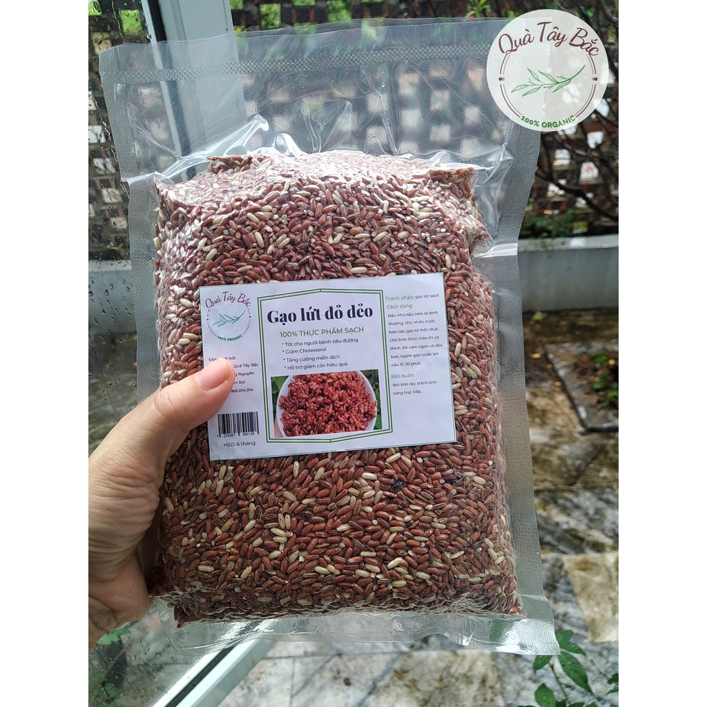 Gạo Lứt Dẻo Điện Biên túi 1kg | BigBuy360 - bigbuy360.vn