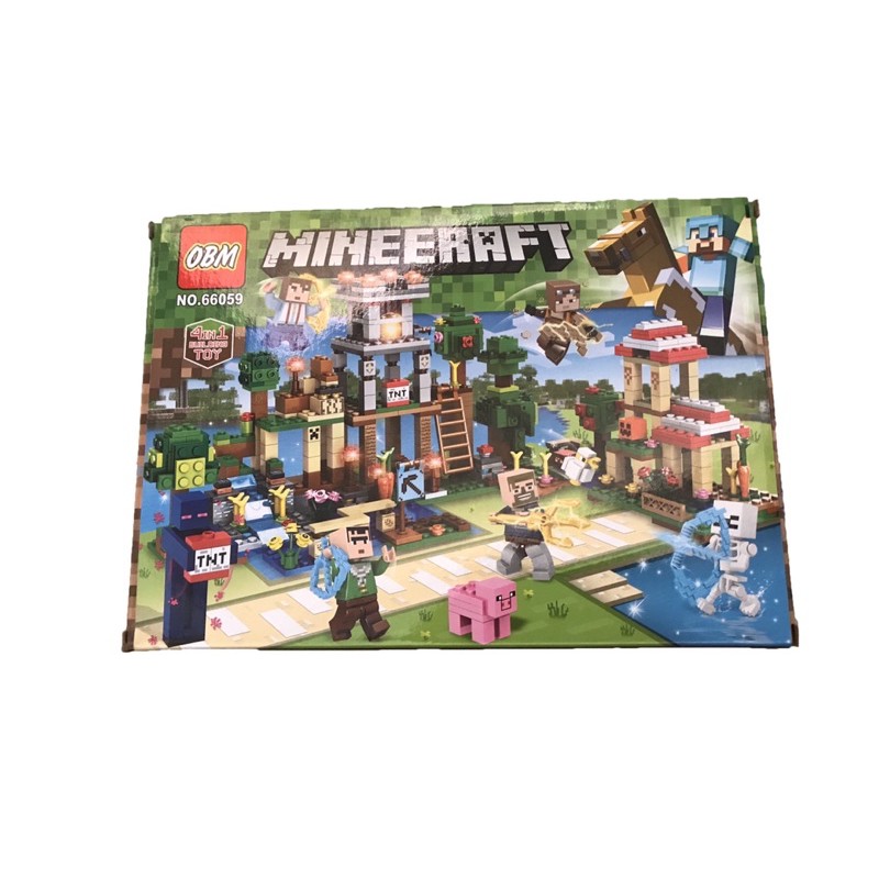 Bộ LEGO Mineeraft nhiều chi tiết cho bé lắp ráp - LG66058/LG66059