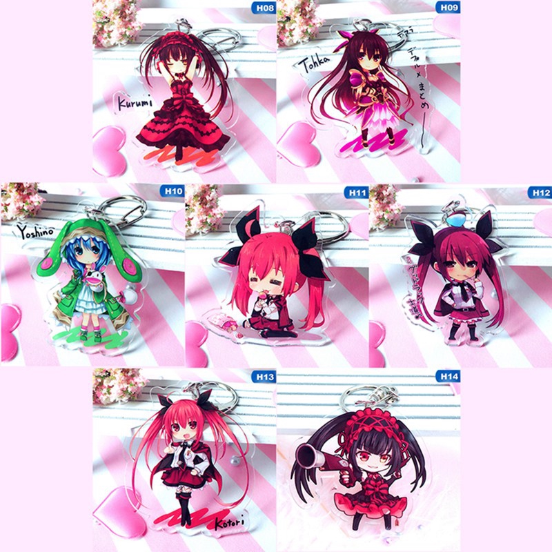 Móc Khóa Hình Nhân Vật Yoshino Tohka Đáng Yêu