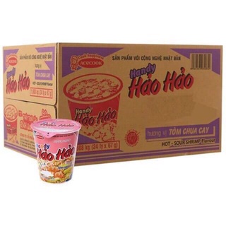 Thùng mì 24 Ly Hảo hảo chua cay