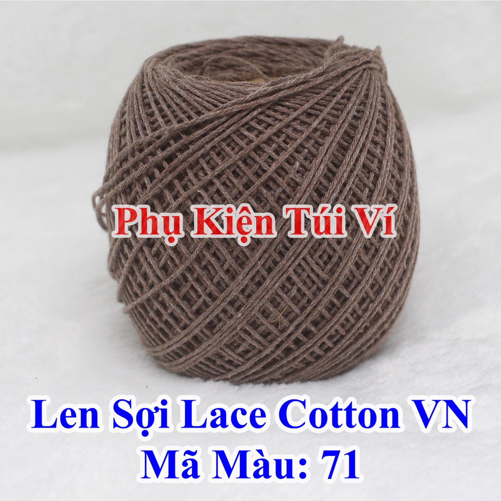 Sợi lace cotton 300g/ hộp 6 cuộn