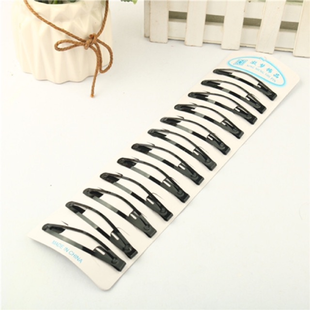 Vỉ ghim tóc 12 chiếc nhiều mẫu siêu xinh 5k