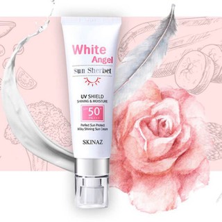 [Chính Hãng]Kem chống nắng cao cấp White Angel Sun Sherbet Skinaz - SPF 50 +, PA +++