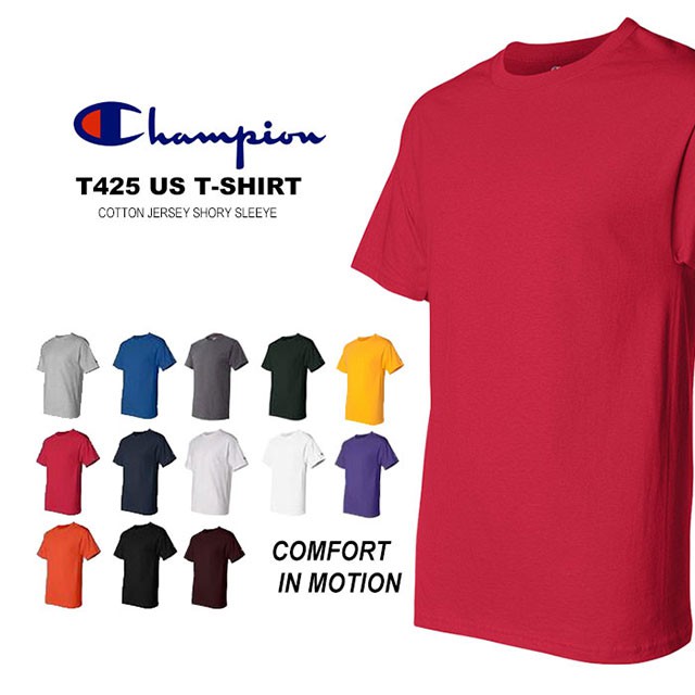 Áo thun Champion Basic Tagless unisex chính hãng