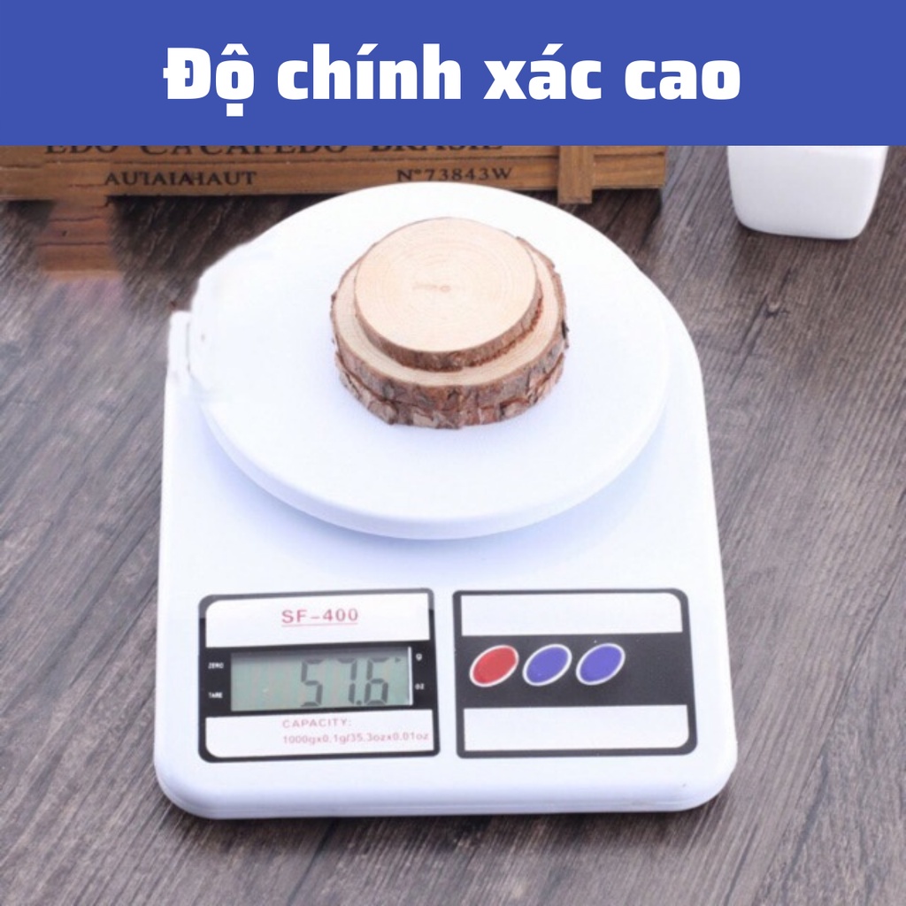 Cân Tiểu Ly SF400 - Cân Điện Tử Nhà Bếp Định Lượng 1g - 5kg Độ Chính Xác Cao Nhỏ Gọn Làm Bánh Mini Cân Tiểu Li Pin AA