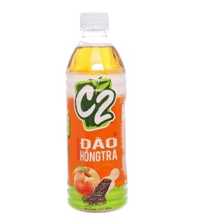 Trà Xanh C2 hương Đào lốc 6 chai 500ml
