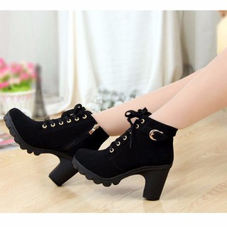 (Có ảnh thật) Giày boot nhung BN91