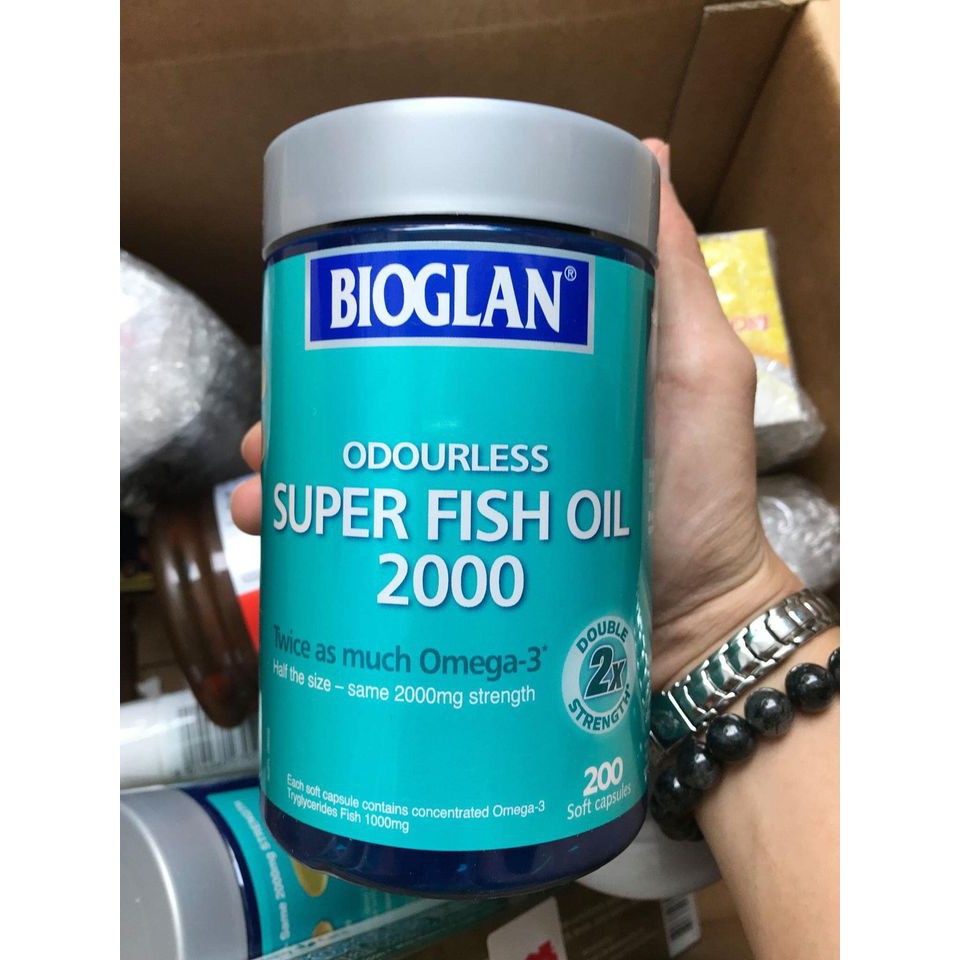 Dầu cá Bioglan Fish Oil 2000mg 200 viên