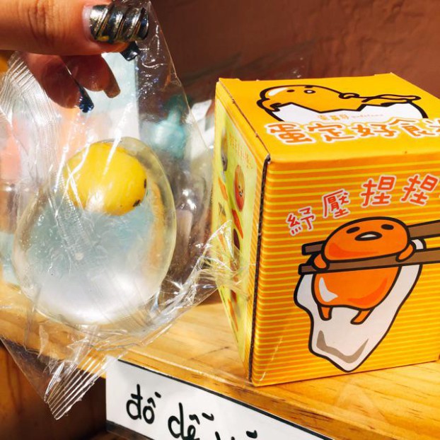 Trứng lười bóp gudetama xả stress