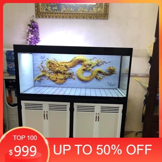 TRANH DECAL DÁN HỒ CÁ_THIẾT KẾ NÀNG THƠ