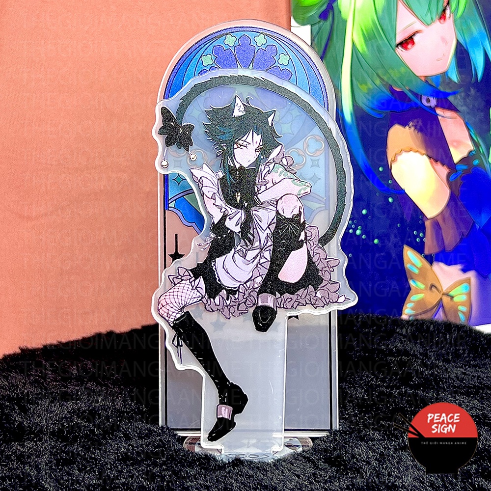 Standee GENSHIN IMPACT ver HẦU GÁI tượng acrylic anime mica chibi trang trí trưng bày mô hình game