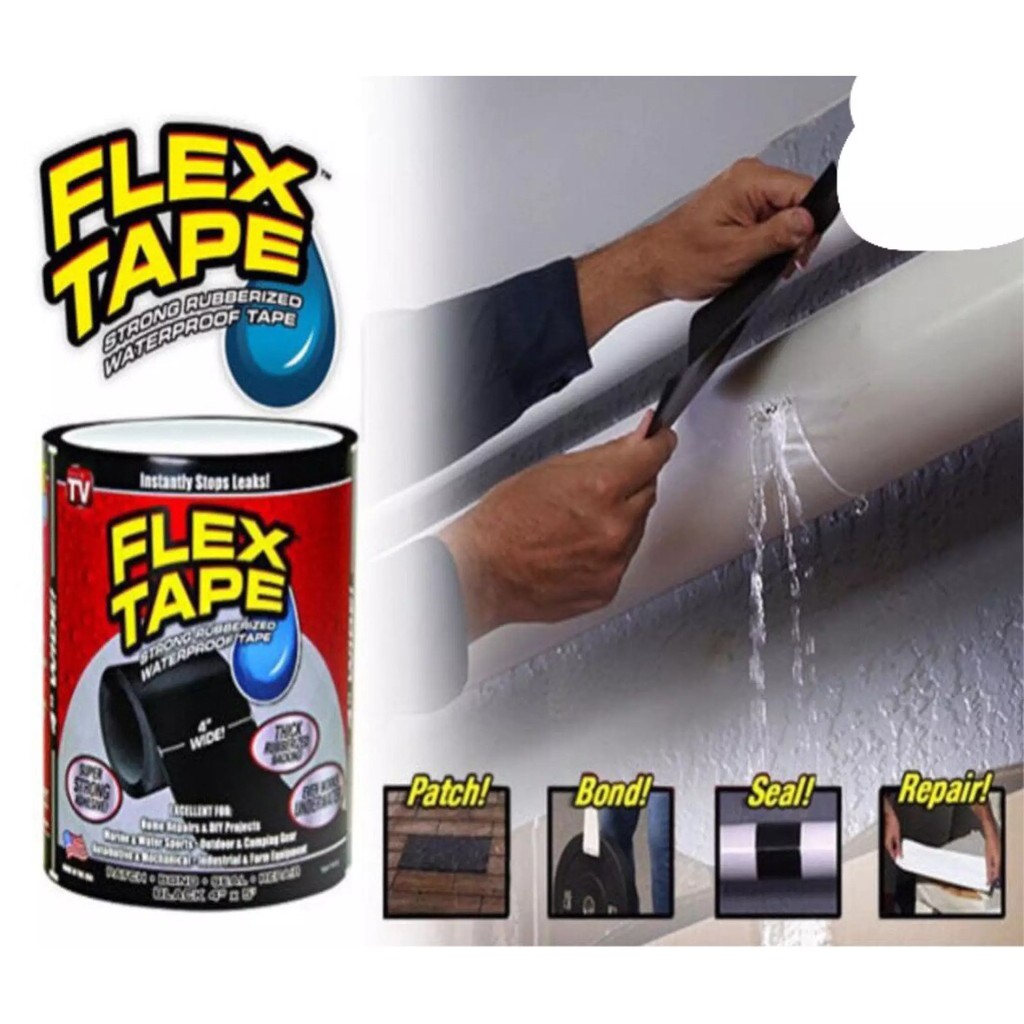 Băng Keo Chống Chịu Nước Siêu Dính, Miếng vá thông minh Flex Tape, keo dán chịu nước,