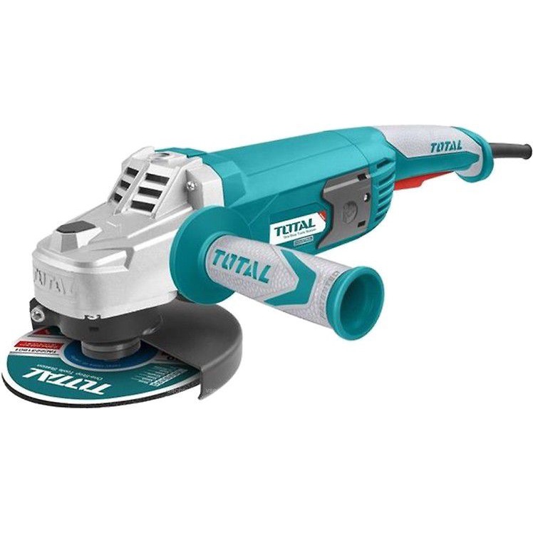 Máy mài góc 230mm 2200W TOTAL TG12223026 Công Tắc Bóp ( kiểu máy khoan)  Trục Chính M14 Cắt Sắt Cầm Tay