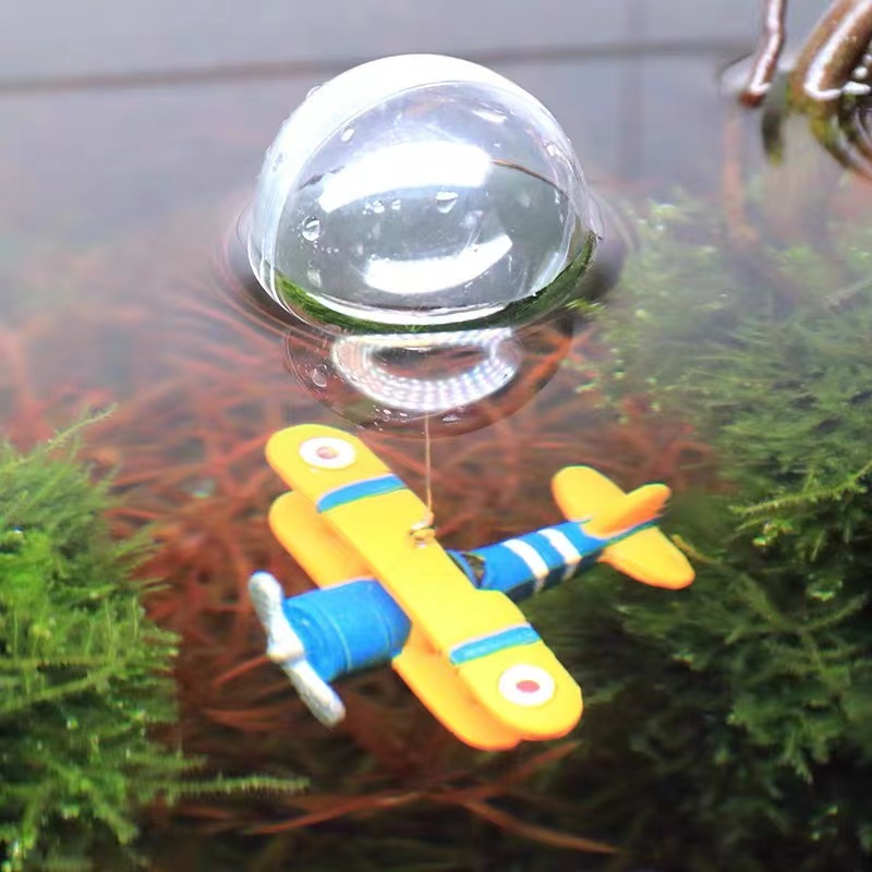 Trang Trí Hồ Cá Máy Bay