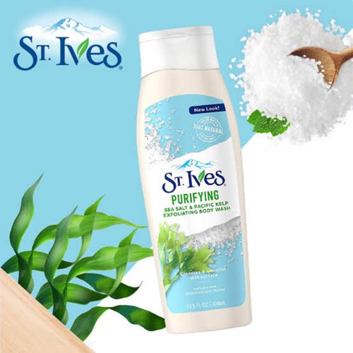 Sữa Tắm Tẩy tế Bào Chết St. Ives Muối Biển Purifying Sea Salt Exfoliating Body Wash 709ml